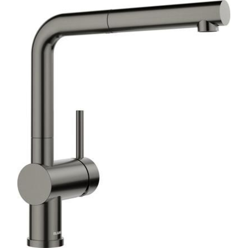 Смеситель для кухни Blanco LINUS-S сатиновая темная сталь 527733