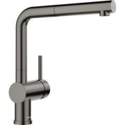 Смеситель для кухни Blanco LINUS-S сатиновая темная сталь 527733