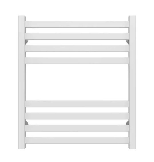 Полотенцесушитель водяной Deffi Magnus П8 600х600 боковое правое подключение белый A.MA.60.60.8.W.C