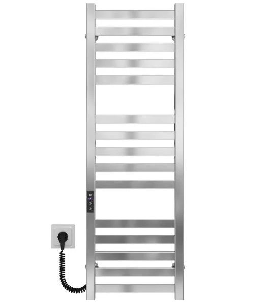 Электрический полотенцесушитель Deffi Magnus П15 200х1000 левое подключение JD04 хром A.MA.100.20.15.E.C.L.2