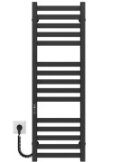 Електрична сушарка для рушників Deffi Magnus П15 200х1000 ліве підключення JD04 чорний A.MA.100.20.15.E.B.L.2