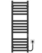 Электрический полотенцесушитель Deffi Magnus П15 200х1000 правое подключение JD04 черный A.MA.100.20.15.E.B.R.2