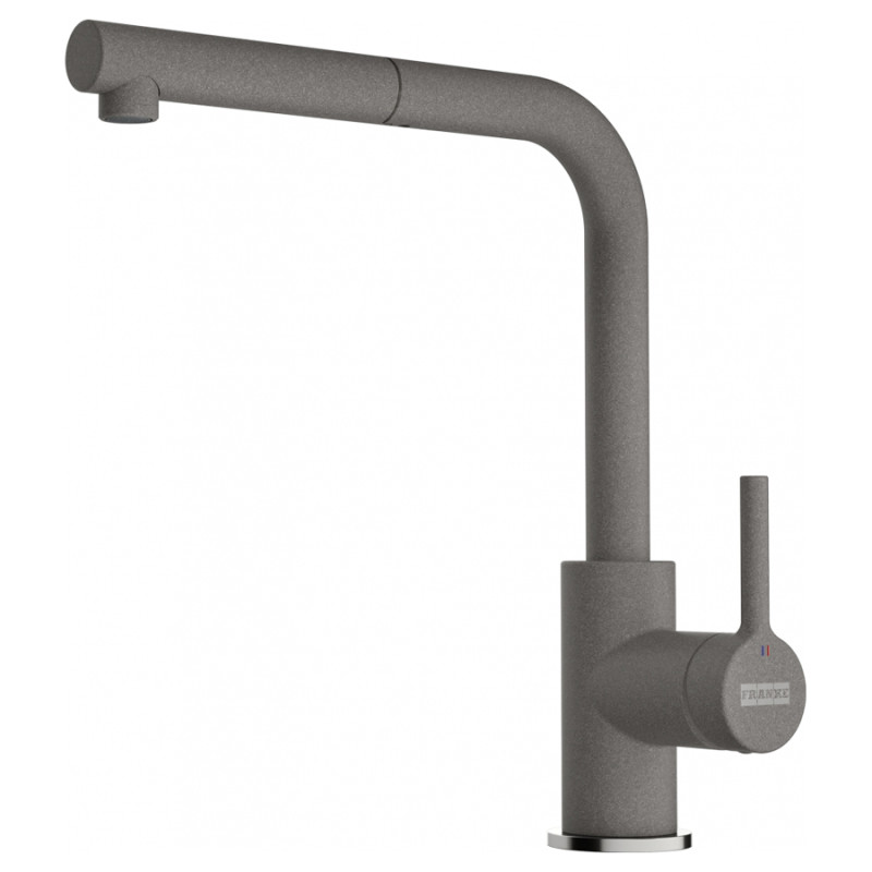 Змішувач для кухні Franke Lina L Pull Out висувний вилив сірий камінь 115.0728.486