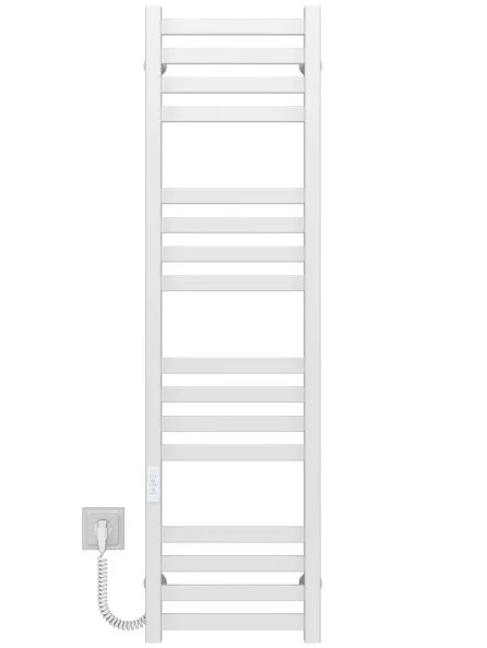 Электрический полотенцесушитель Deffi Magnus П16 200х1200 левое подключение WD04 белый A.MA.120.20.16.E.W.L.4