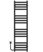 Электрический полотенцесушитель Deffi Magnus П16 200х1200 левое подключение JD04 черный A.MA.120.20.16.E.B.L.2