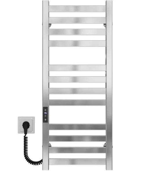 Электрический полотенцесушитель Deffi Magnus П12 300х800 левое подключение JD04 хром A.MA.80.30.12.E.C.L.2