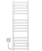 Електрична сушарка для рушників Deffi Magnus П15 300х1000 ліве підключення WD04 білий A.MA.100.30.15.E.W.L.4