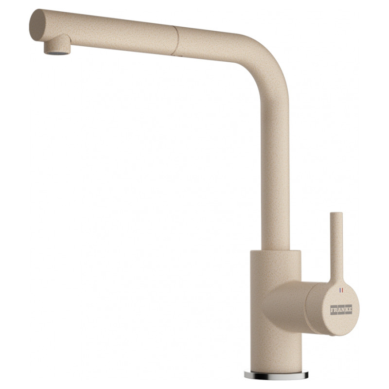 Змішувач для кухні Franke Lina L Pull Out висувний вилив бежевий 115.0728.489