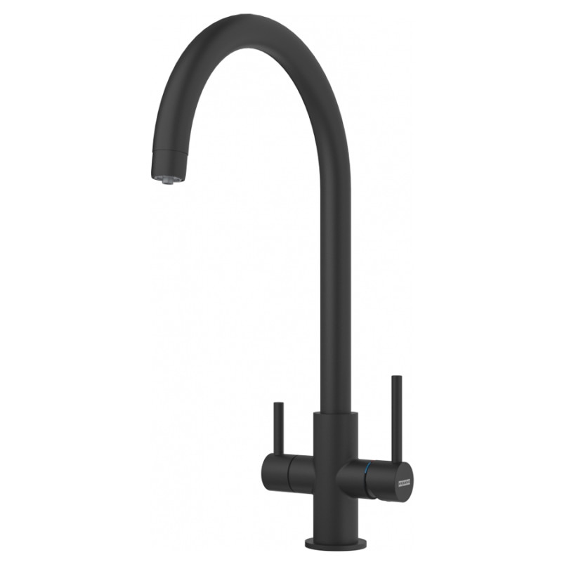 Змішувач для кухні Franke Lina Clear Water чорний матовий 120.0703.746