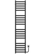 Електрична сушарка для рушників Deffi Magnus П20 200х1600 праве підключення JD04 чорний A.MA.160.20.20.E.B.R.2