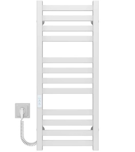 Электрический полотенцесушитель Deffi Magnus П12 300х800 левое подключение WD04 белый A.MA.80.30.12.E.W.L.4