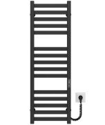 Електрична сушарка для рушників Deffi Magnus П15 300х1000 праве підключення JD04 чорний A.MA.100.30.15.E.B.R.2