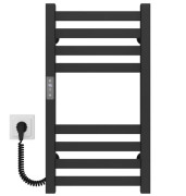 Электрический полотенцесушитель Deffi Magnus П8 400х600 левое подключение JD04 черный A.MA.60.40.8.E.B.L.2
