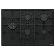 Газова варильна поверхня Franke Maris FHMA 755 4G DCL MB C фраграніт чорний матовий 106.0670.114