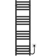 Электрический полотенцесушитель Deffi Magnus П16 400х1200 правое подключение JD04 черный A.MA.120.40.16.E.B.R.2