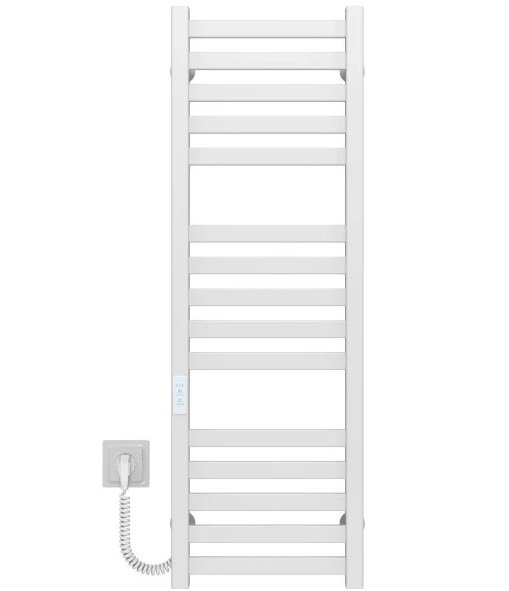 Электрический полотенцесушитель Deffi Magnus П15 400х1000 левое подключение белый A.MA.100.40.15.E.W.L.4