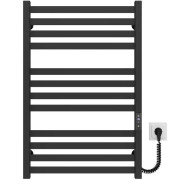 Электрический полотенцесушитель Deffi Magnus П12 500х800 правое подключение JD04 черный A.MA.80.50.12.E.B.R.2