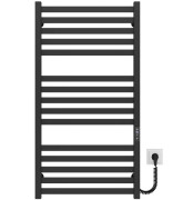 Электрический полотенцесушитель Deffi Magnus П15 500х1000 правое подключение JD04 черный A.MA.100.50.15.E.B.R.2