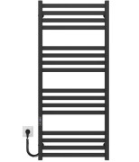 Электрический полотенцесушитель Deffi Magnus П16 500х1200 левое подключение JD04 черный A.MA.120.50.16.E.B.L.2