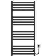 Электрический полотенцесушитель Deffi Magnus П16 500х1200 правое подключение JD04 черный A.MA.120.50.16.E.B.R.2