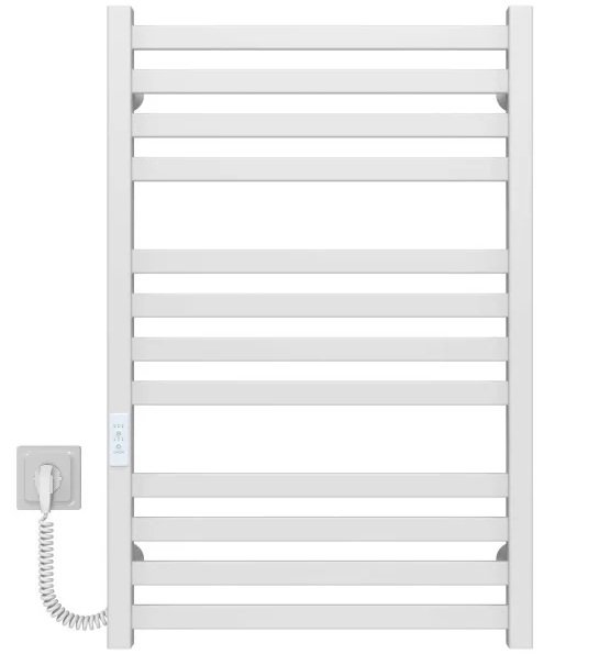 Электрический полотенцесушитель Deffi Magnus П12 500х800 левое подключение WD04 белый A.MA.80.50.12.E.W.L.4