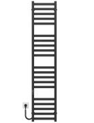 Электрический полотенцесушитель Deffi Magnus П20 400х1600 левое подключение JD04 черный A.MA.160.40.20.E.B.L.2