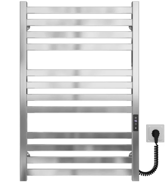 Электрический полотенцесушитель Deffi Magnus П12 600х800 правое подключение JD04 хром A.MA.80.60.12.E.C.R.2