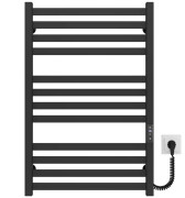 Электрический полотенцесушитель Deffi Magnus П12 600х800 правое подключение JD04 черный A.MA.80.60.12.E.B.R.2