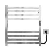 Электрический полотенцесушитель Deffi Magnus П8 600х600 правое подключение JD04 хром A.MA.60.60.8.E.C.R.2