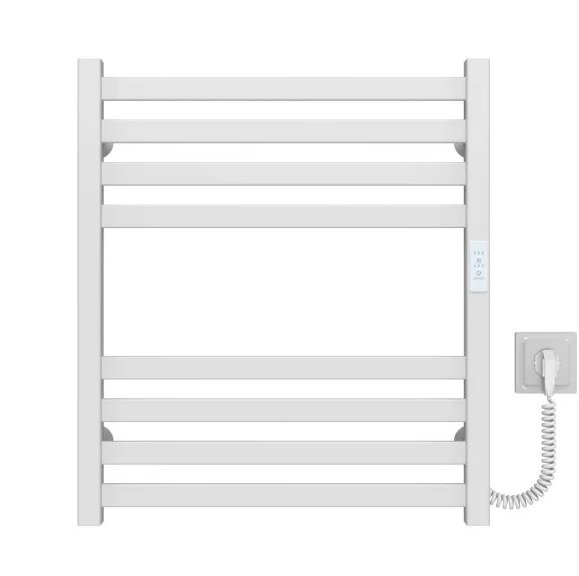 Електрична сушарка для рушників Deffi Magnus П8 600х600 праве підключення WD04 білий A.MA.60.60.8.E.W.R.4