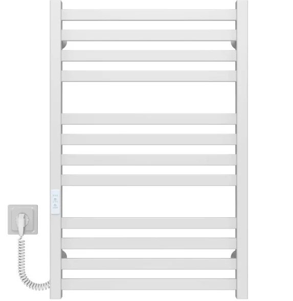 Электрический полотенцесушитель Deffi Magnus П12 600х800 левое подключение WD04 белый A.MA.80.60.12.E.W.L.4
