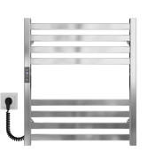 Электрический полотенцесушитель Deffi Magnus П8 600х600 левое подключение JD04 хром A.MA.60.60.8.E.C.L.2