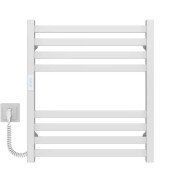 Электрический полотенцесушитель Deffi Magnus П8 600х600 левое подключение WD04 белый A.MA.60.60.8.E.W.L.4