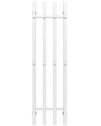 Полотенцесушитель водяной Deffi Split П4 300х1200 боковое левое подключение белый A.SP.120.30.4.W.B