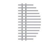 Сушка для рушників водяна Deffi Parys П13 600х1000 нижнє підключення білий A.PS.100.60.13.W.A