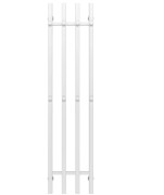 Полотенцесушитель водяной Deffi Split П4 300х1400 нижнее подключение белый A.SP.140.30.4.W.A