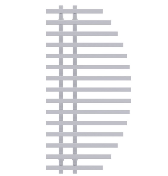 Полотенцесушитель водяной Deffi Parys П15 600х1200 нижнее подключение белый A.PS.120.60.15.W.A