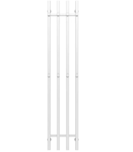 Полотенцесушитель водяной Deffi Split П4 300х1600 нижнее подключение белый A.SP.160.30.4.W.A