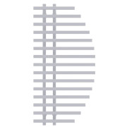 Полотенцесушитель водяной Deffi Parys П15 600х1200 нижнее подключение белый A.PS.120.60.15.W.A