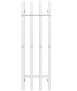 Полотенцесушитель водяной Deffi Split П4 300х1000 нижнее подключение белый A.SP.100.30.4.W.A