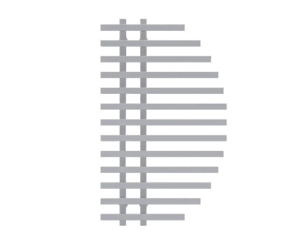 Сушка для рушників водяна Deffi Parys П13 600х1000 нижнє підключення білий A.PS.100.60.13.W.A