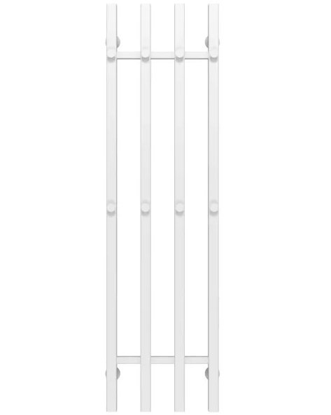 Полотенцесушитель водяной Deffi Split П4 300х1200 боковое левое подключение белый A.SP.120.30.4.W.B