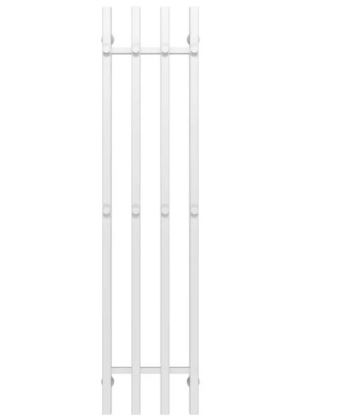 Полотенцесушитель водяной Deffi Split П4 300х1400 нижнее подключение белый A.SP.140.30.4.W.A