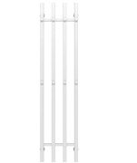 Полотенцесушитель водяной Deffi Split П4 300х1400 нижнее подключение белый A.SP.140.30.4.W.A