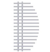 Полотенцесушитель водяной Deffi Parys П15 600х1200 нижнее подключение белый A.PS.120.60.15.W.A