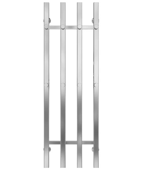 Сушка для рушників водяна Deffi Split П4 300х1000 бічне ліве підключення хром A.SP.100.30.4.C.B