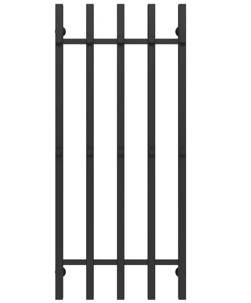 Полотенцесушитель водяной Deffi Split П5 500х1200 нижнее подключение черный A.SP.120.50.5.B.A