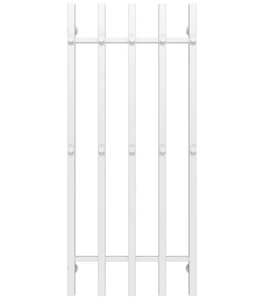 Полотенцесушитель водяной Deffi Split П5 500х1200 боковое левое подключение белый A.SP.120.50.5.W.B