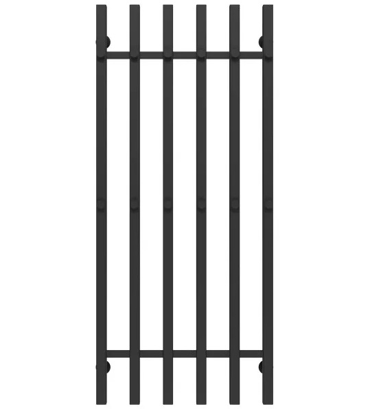 Полотенцесушитель водяной Deffi Split П6 500х1200 боковое левое подключение черный A.SP.120.50.6.B.B