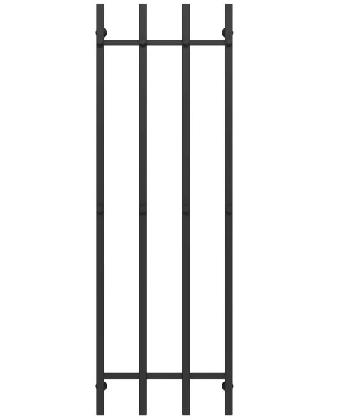 Сушка для рушників водяна Deffi Split П4 500х1600 нижнє підключення чорний A.SP.160.50.4.B.A